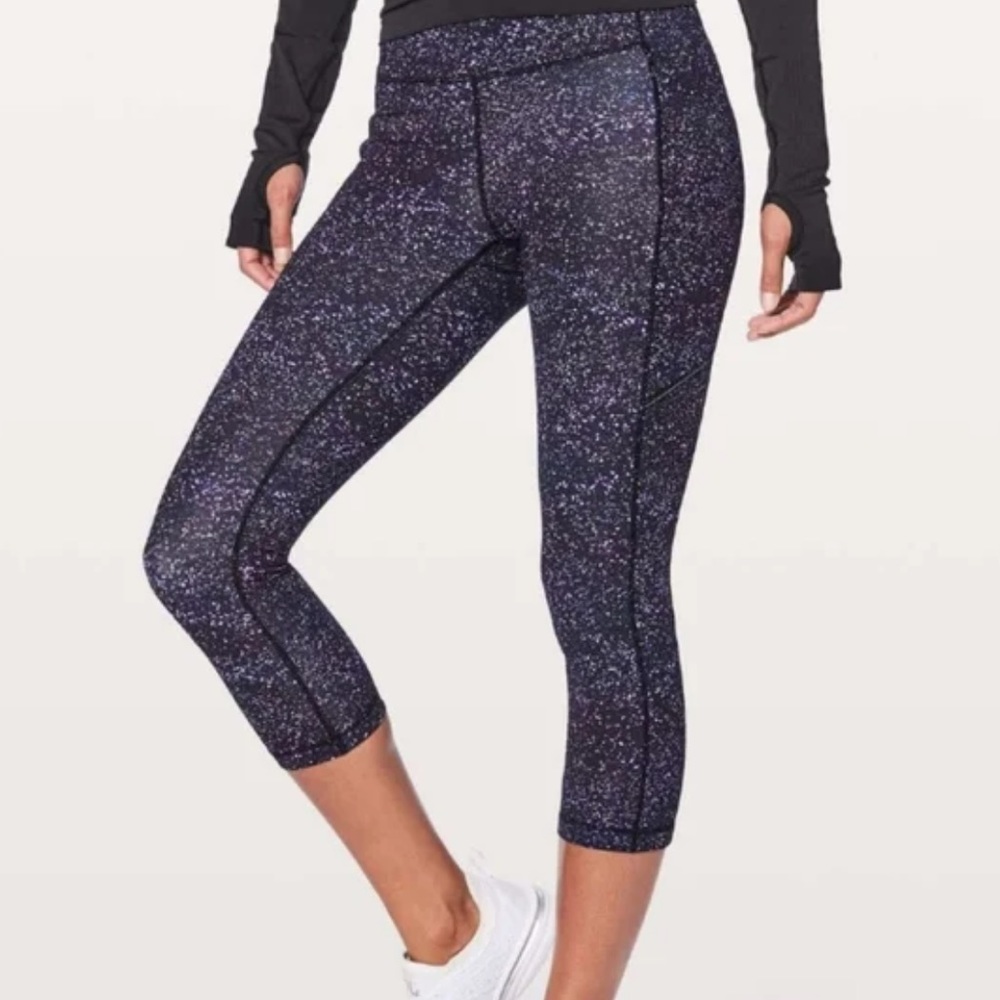 Lululemon Speed Up. Full length leggings. Galaxy Crystalline Multi